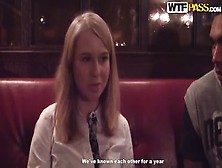Admirable Russian Marika Is Sucking Penis In Public