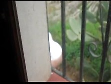 Caught A Mature Woman Shitting In Her Garden