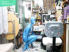 Body Painting : I Am A Homemade Cute Veemon