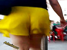 Apressadinha De Short Amarelo Nice Blonde Yellow Shorts