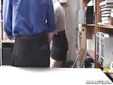 Naomi Got Pounded At The Backroom Office