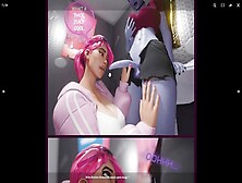 Brite Bomber From Fortnite Enjoys Threesome With A Hermaphrodite Twist In This Comic!