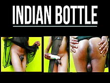 Indian Porn Desi Gay Shemale Puts Bottle Up Her Ass!
