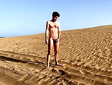 Public Pissing On The Gay Nude Beach