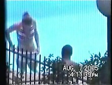 Hidden Interracial Teen Sex At The Pool