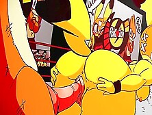 Hentai Pikachu Chick Lights Up The Sky With Every Orgasm