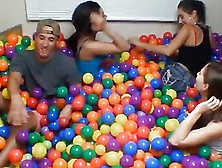 Game Of Balls Party With College Teens Turns Into Group Sex