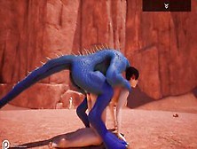 Wild Life Blue Lizard Scaly Porn (Jenny And Corbac)