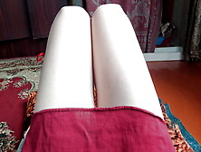 Youtube Model Crossdresserkitty Hands Free The Most White Legs Cumming Between Legs Goy Cumshot Crossdresser Kitty
