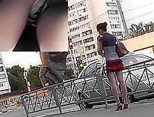 Sexy Upskirt With Babe Who Prefers Pleated Skirt