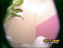 Hairy Girl Pooping In Public Bathroom
