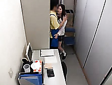 Horny Asian Schoolgirl Visits Her Boyfriend In His Office