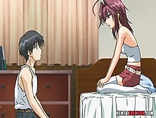 Busty Schoolgirl Gets A Cumshot | Anime