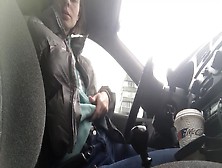In Car,  Public Masturbation