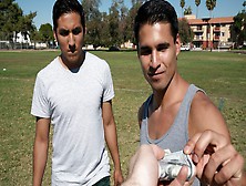 Reality Dudes - Str8 Chaser - Latin Amateur Brandon Garza Gaped By Paul Wagner
