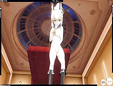 3D Hentai Ayanami From Azur Lane Masturbation And Cum