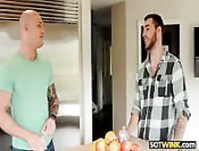 Ripped Gay Hunk Fucked By Dads Friend
