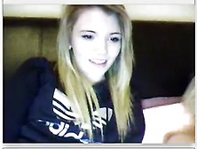 Immature Blonde Teases On Chatroulette