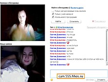 The Girl Liked The Girl In Russian Chat,  Cam. 555. Hhos. Ru