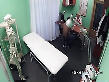 Busty Blonde Nurse Licked And Banged