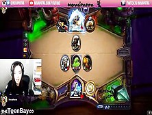Novapatra Forgets Her Twitch Stream Is On And Faps