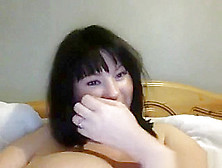 Busty Brit Rachel Aldana Playing With Her Huge Pregnant Juggs On Webcam