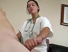 Nurse Examining The Patient's Penis