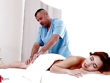 Redhead Tempted Into Anal Sex With Experienced Masseur