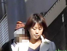 Sexy Asian Girl Fell Victim To Skirt Sharking On The Street