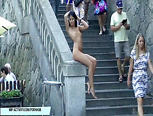 Drahomira Showcases Her Splendid Bare Body In Public