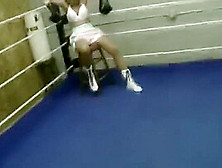 Mixed Boxing In The Ring