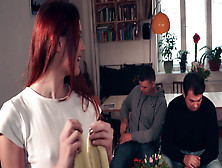 Unforgettable Hostel Fuck For Outgoing Redhead Charlie Red