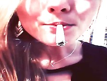 18 Year Old Cutie Cant Stop Smoking. Wmv