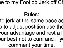 Footjob Jerk Off Challenge (Try Not To Cum)
