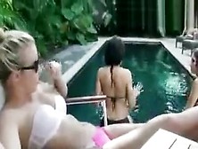 Nasty Amateur Girls Pool Party And Orgy