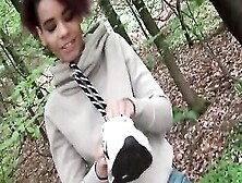 German Young Hitchiker Black Teenagers Pick Up And Outdoor Pounded