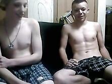 2 Teen Guys Fun Wank On Cam