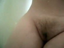 Adorable Hairy Wife Taking A Shower