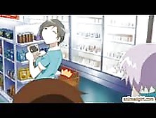 Japanese Anime Squeezing Bigtits And Drinking Milk