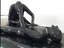 Rubber Xxx Sex Video With Latex Whore With Red Heels