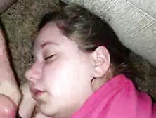 Sleeping Cum Mouth Tina