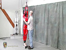Ass Hooked Bondage Doll Stretched