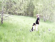 Outdoors Piss And Rimjob Training Submissive Hoe Wifey