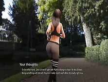 College Tied:goddess Milf Inside Yoga Leggings Inside The Park-Ep22