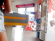 #bunda Sexy College Girl Supermarket - Safadinha No Supermercado