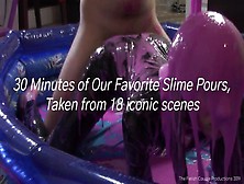 Misses Gets Slimed In 18 Different Outfits At Extreme High Speed