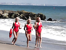 Lovely Lifeguards Enjoys Their Daily Life Fucking Around The Beach