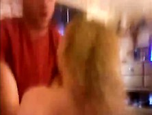 Hot Blonde Teen Fingers,  Fucks And Gets Creamed By Daddy Scandal. Mp4