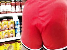 Outdoors Ass My Huge Ass Bending Over At The Grocery Store With A View Through Watch Of My G-String