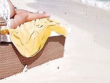 Women Chilling On A Beach – Hottie Butt – No
